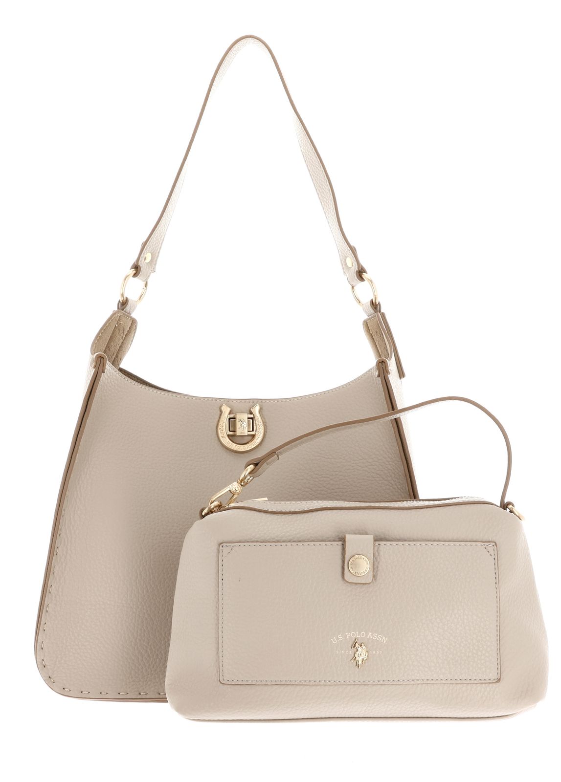 U.S. POLO ASSN. Middleton Hobo Bag Sand