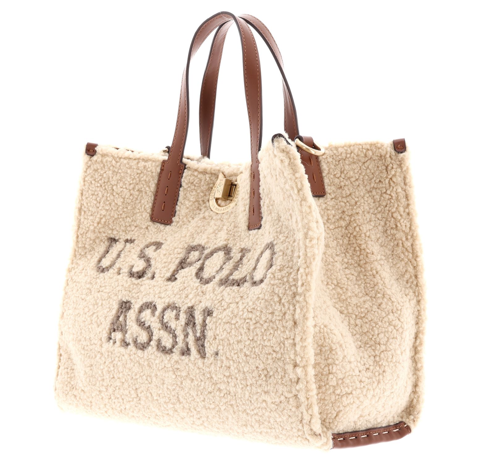 U.S. POLO ASSN. Middleton Double Handle With Extra Bag Shearling U.S. POLO ASSN. Middleton Double Handle With Extra Bag Shearling