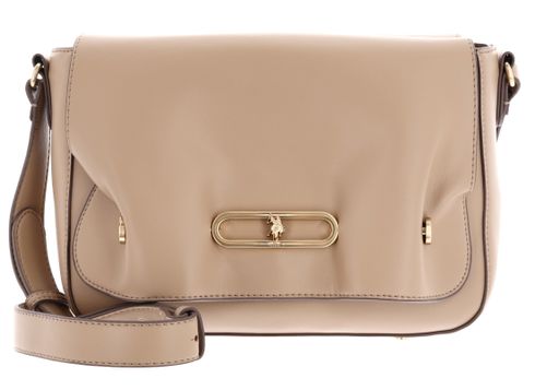 U.S. POLO ASSN. Aytounhill Flap Crossbody Bag Irish Cream