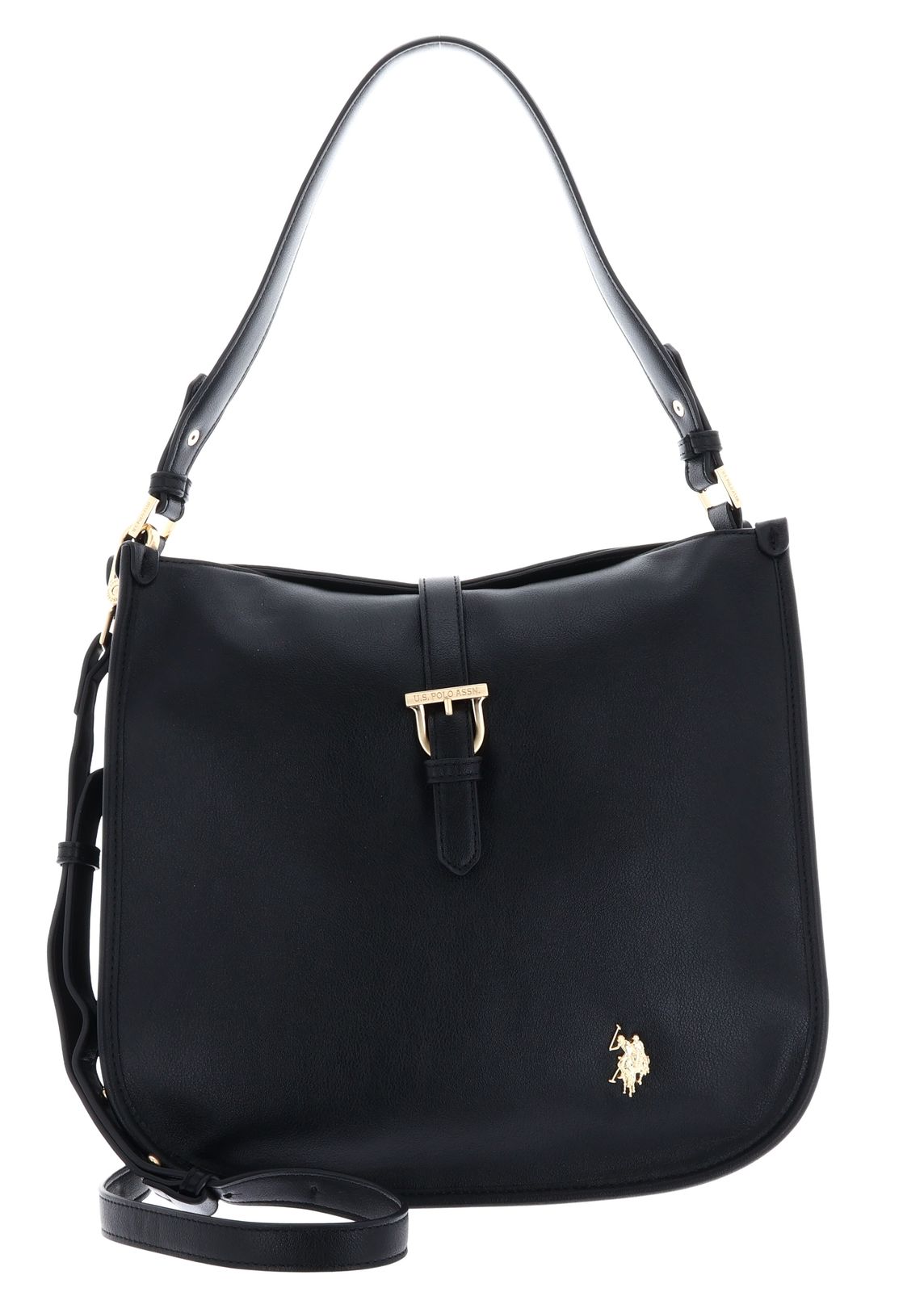 U.S. POLO ASSN. Nantucket Hobo Bag Black