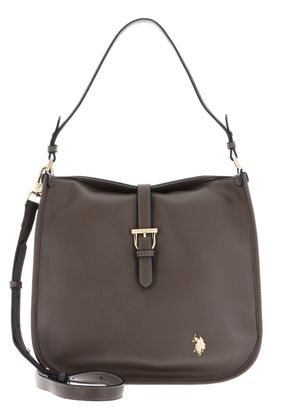 U.S. POLO ASSN. Nantucket Hobo Bag Dark Stone