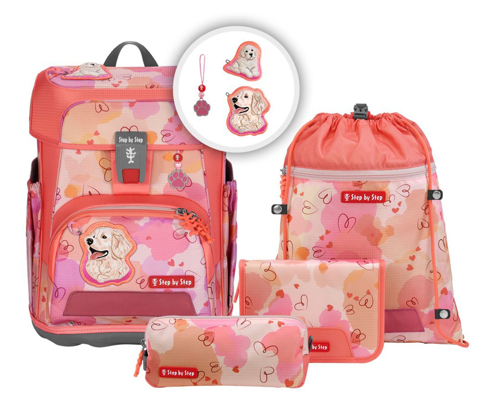 Step by Step Cloud Schulranzen-Set 5-teilig Dog Kira