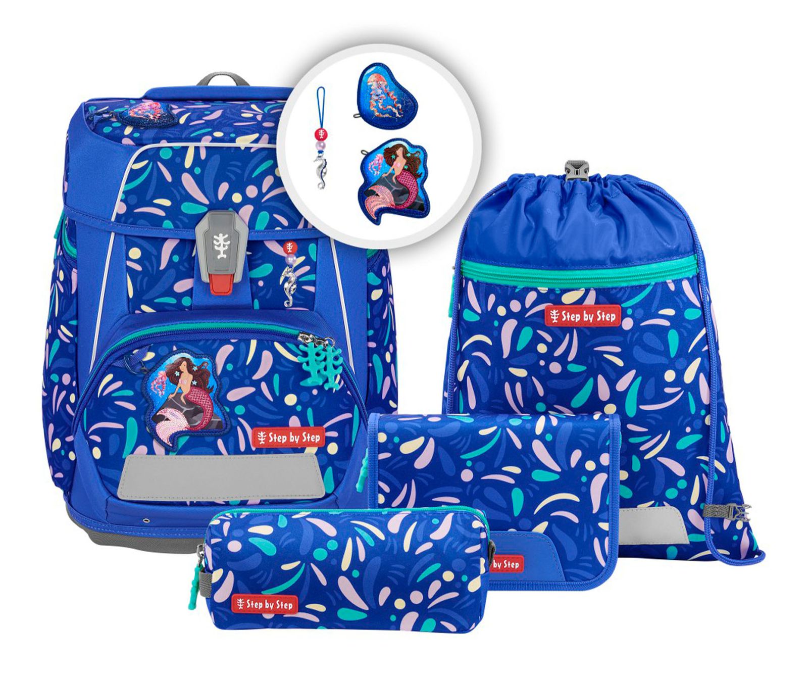 Step by Step Space Schulranzen-Set 5-teilig Pretty Unicorn Nuala
