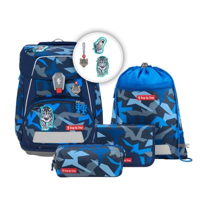 Step by Step Space Schulranzen-Set 5-teilig Snow Leopard Arko Step by Step Space Schulranzen-Set 5-teilig Snow Leopard Arko