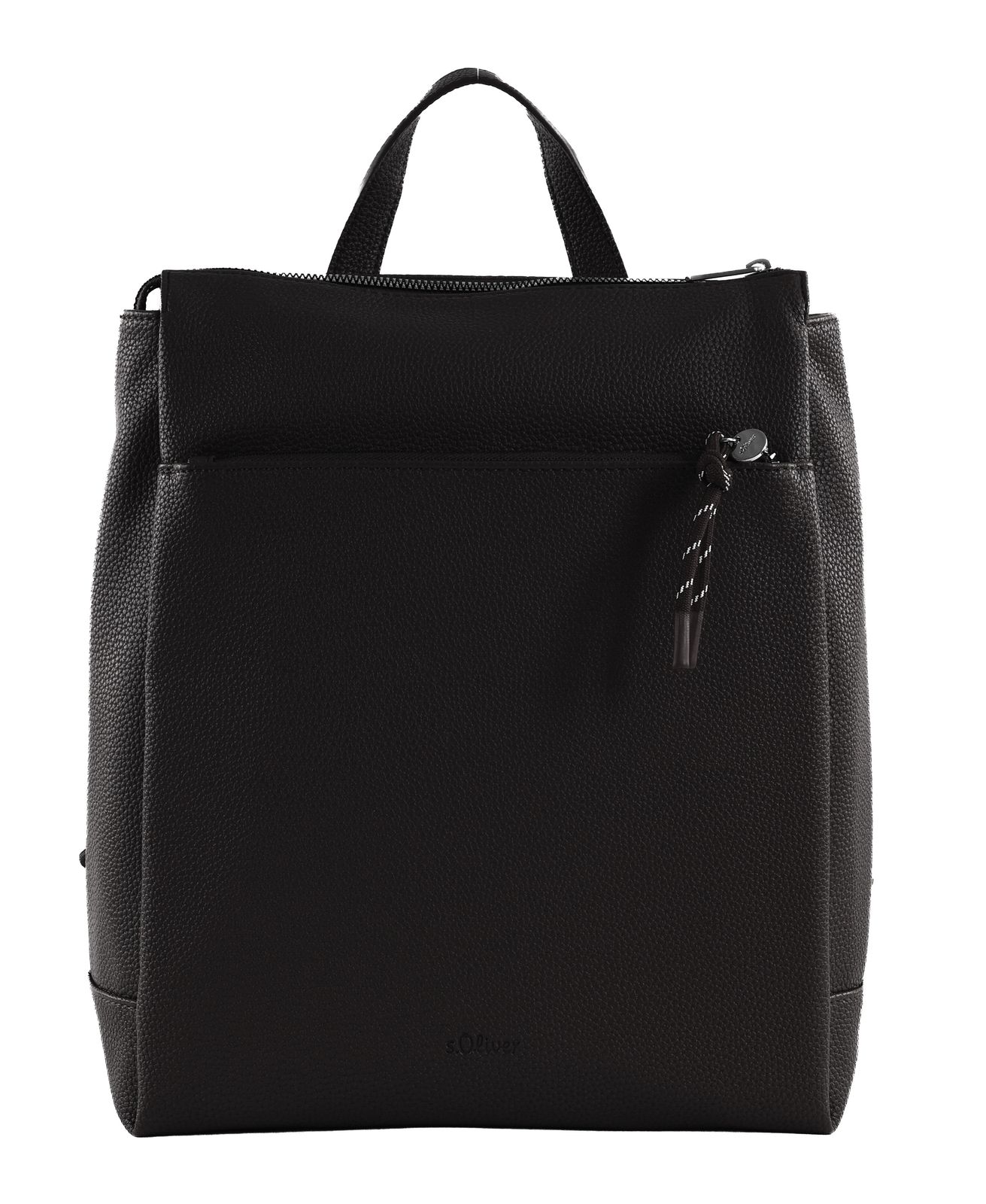 s.Oliver Backpack Grey / Black