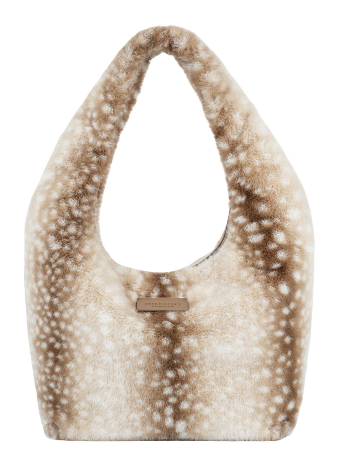 SEIDENFELT MANUFAKTUR Letje Hobo Mottled Cream