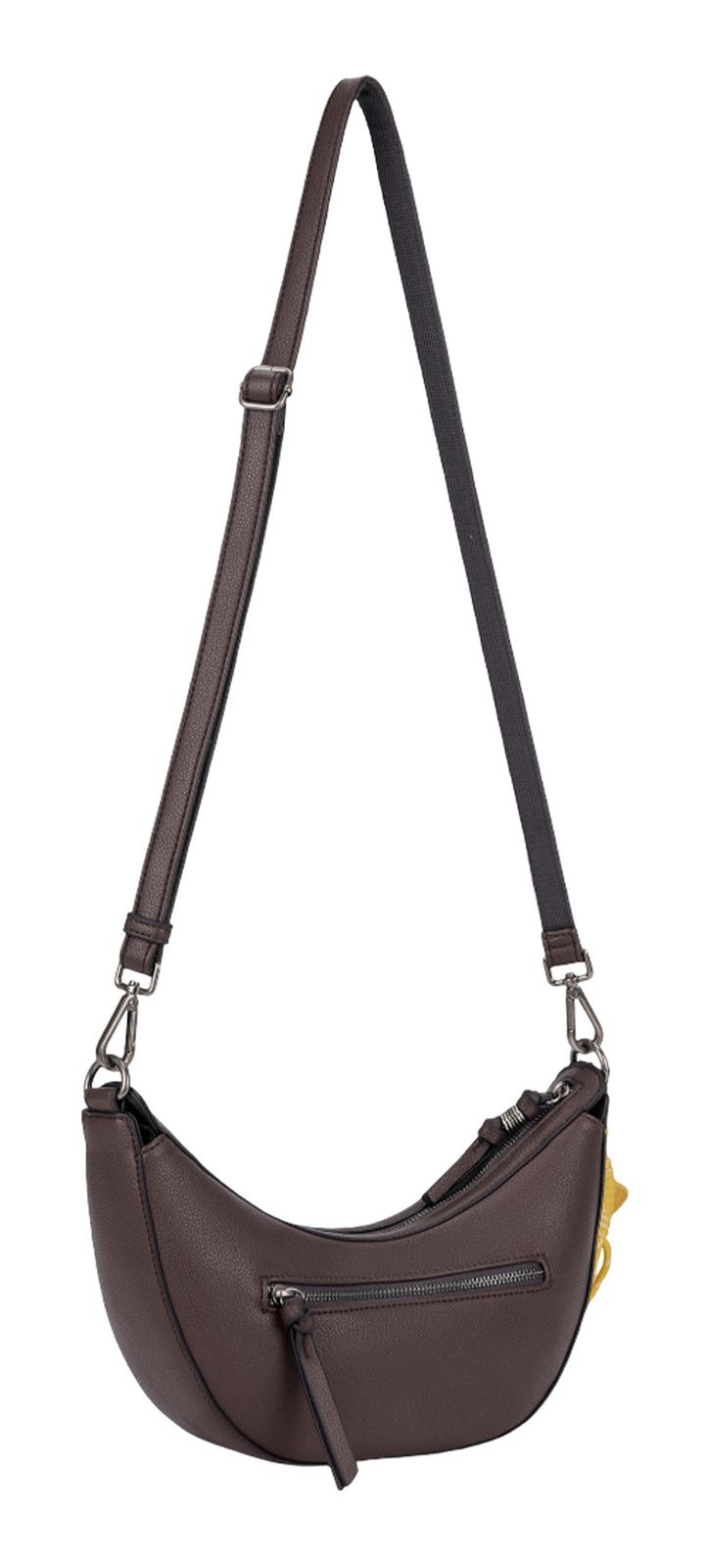FREDsBRUDER Put Your Heart On Collection Halfmoon Bag Dark Choco Brown FREDsBRUDER Put Your Heart On Collection Halfmoon Bag Dark Choco Brown