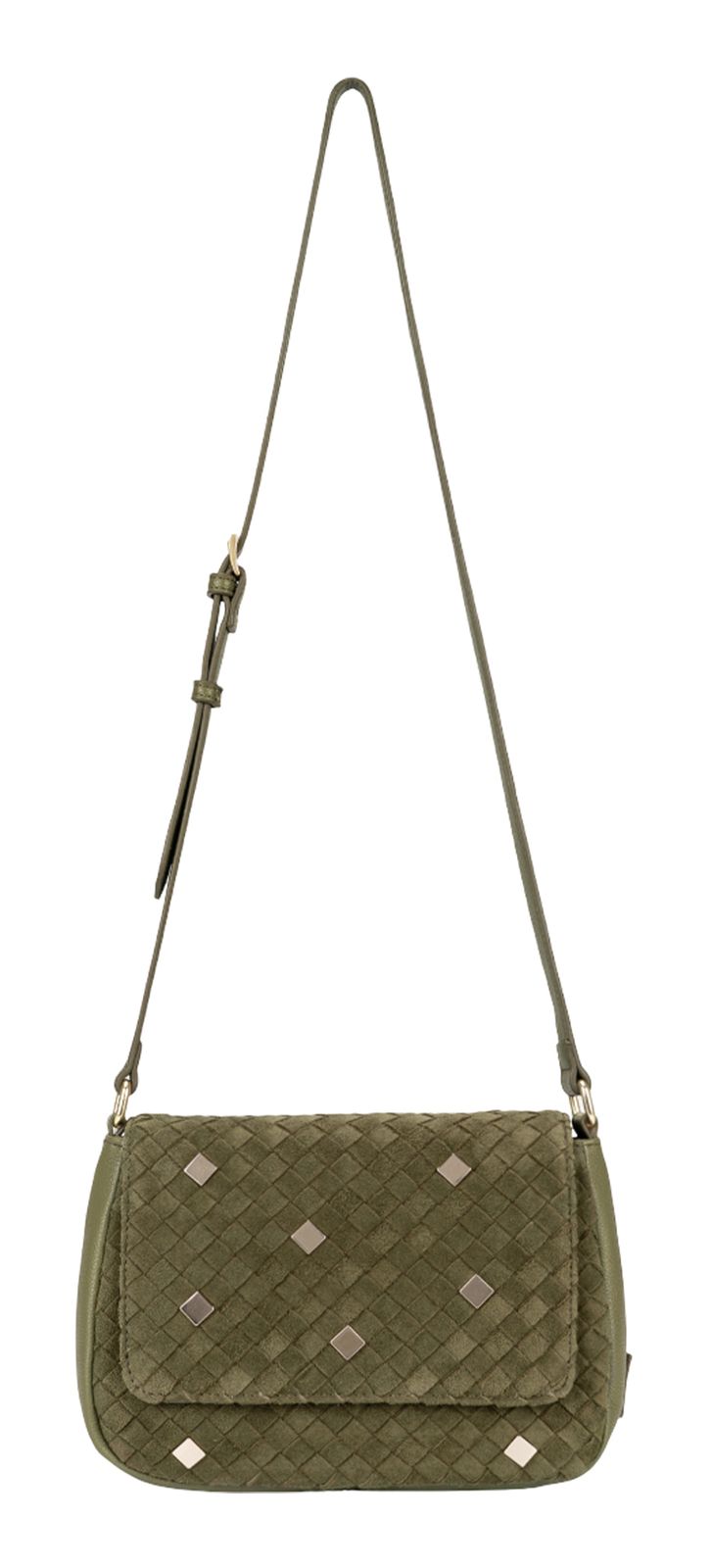 FREDsBRUDER Weave & Shine Collection Crossbag Forest Green