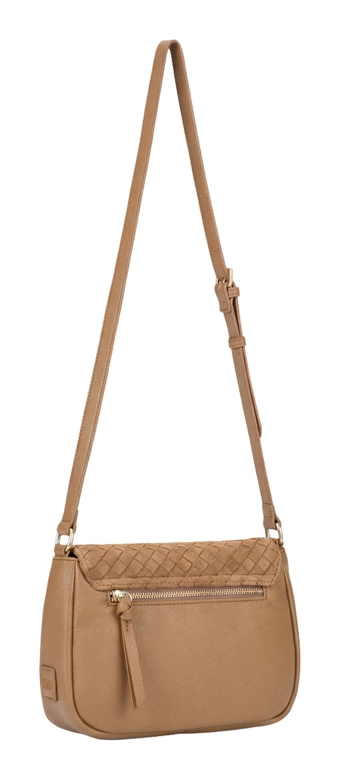 FREDsBRUDER Weave & Shine Collection Crossbag Dark Sand FREDsBRUDER Weave & Shine Collection Crossbag Dark Sand