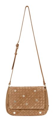 FREDsBRUDER Weave & Shine Collection Crossbag Dark Sand