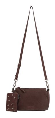 FREDsBRUDER Studs & Calm Collection Crossbag Dark Choco Brown FREDsBRUDER Studs & Calm Collection Crossbag Dark Choco Brown
