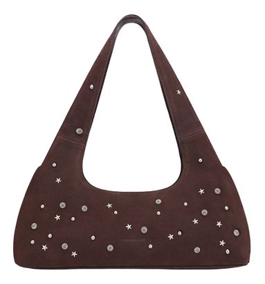 FREDsBRUDER Studs & Calm Collection Shoulderbag Dark Choco Brown
