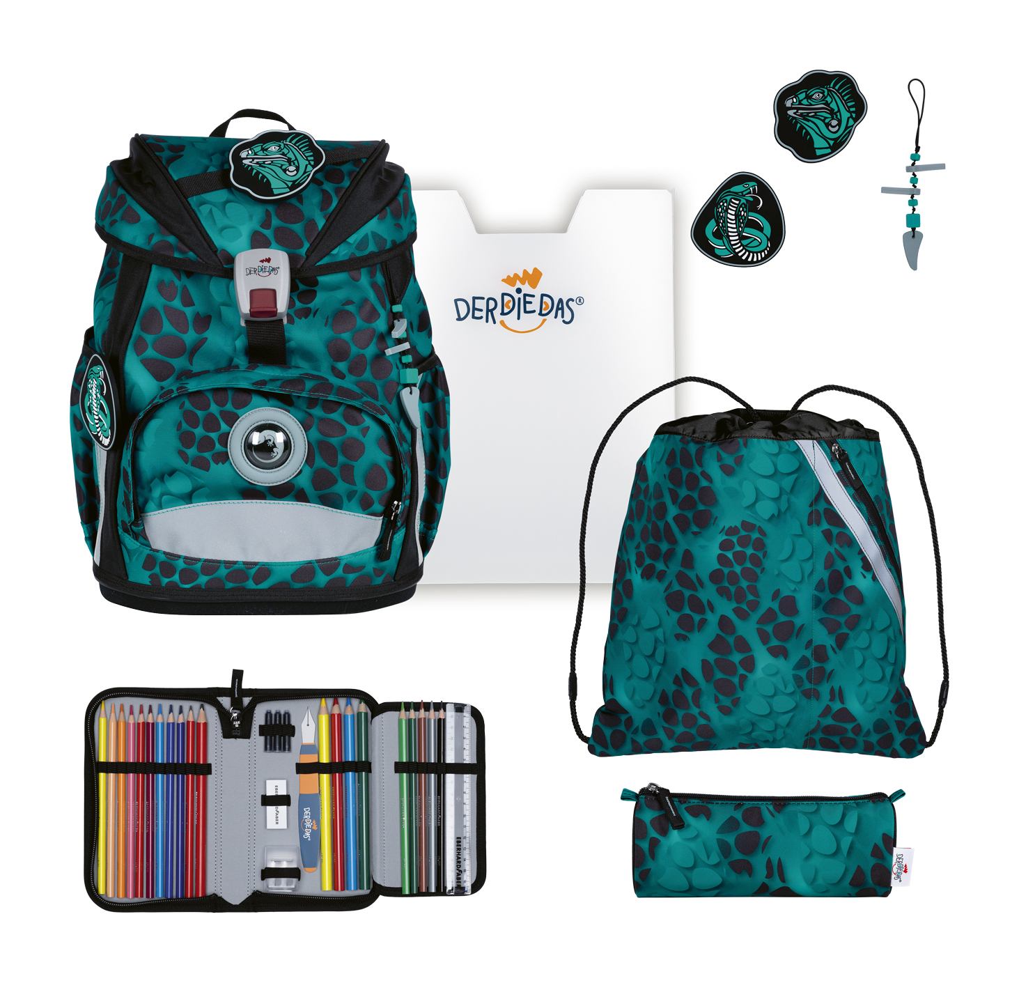 DerDieDas ErgoFlex Light Set 6-teilig Reptile Rush