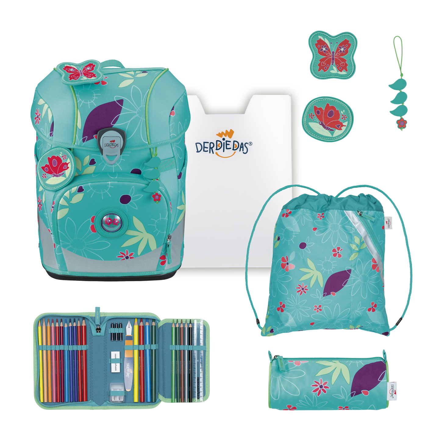 DerDieDas ErgoFlex Tiny Set 6-teilig Butterfly Garden