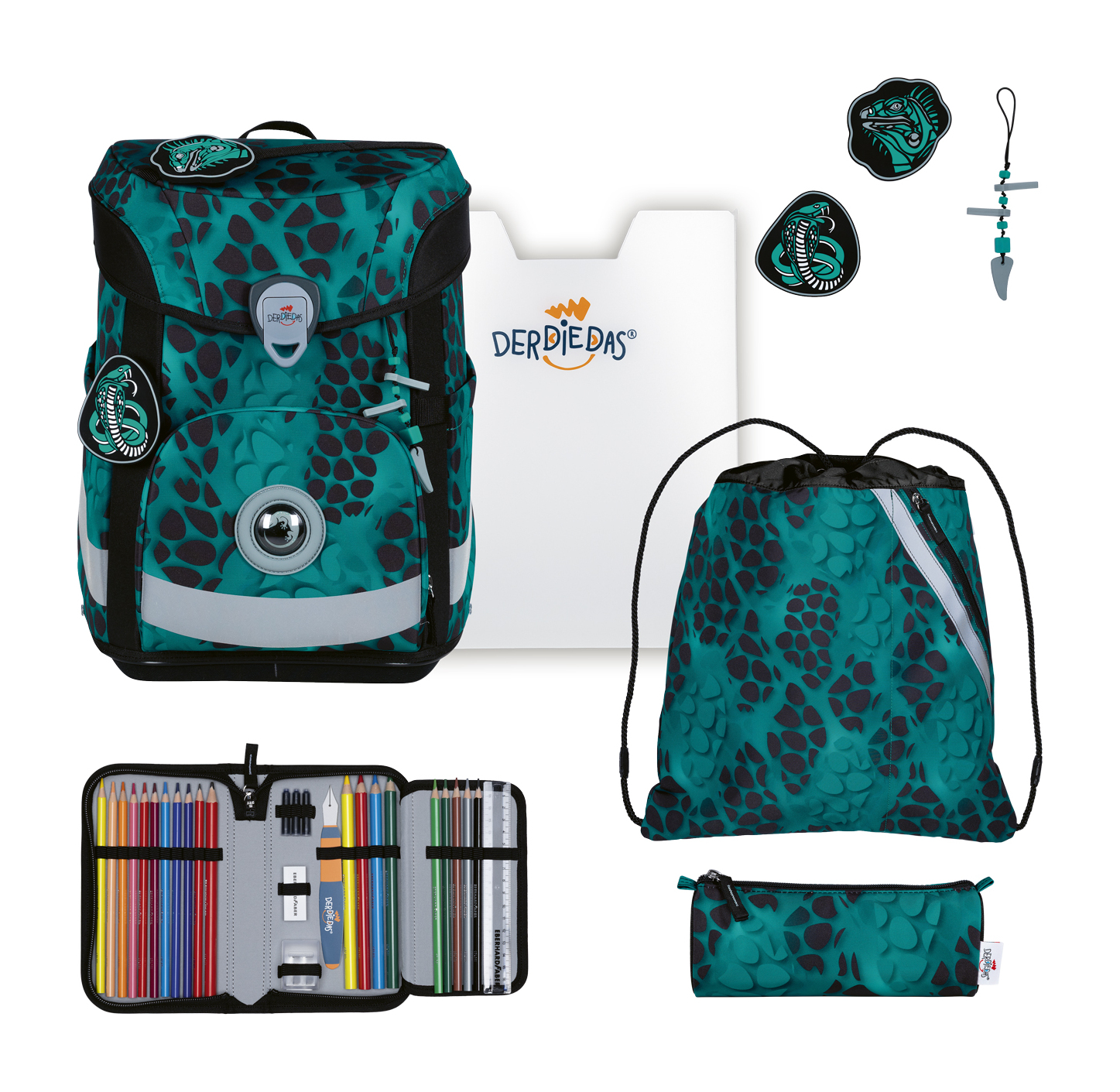 DerDieDas ErgoFlex Easy Set 6-teilig Reptile Rush