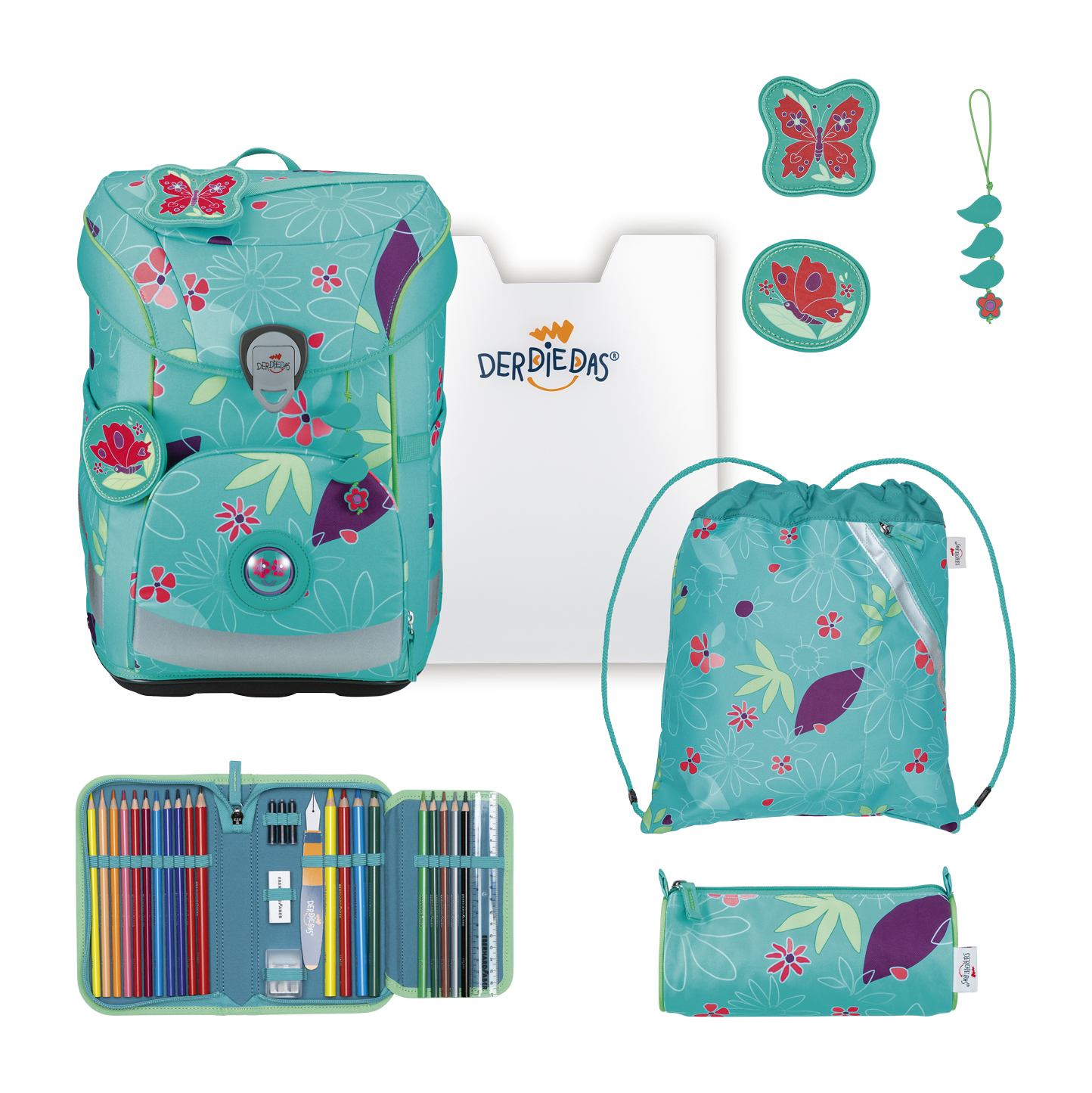 DerDieDas ErgoFlex Easy Set 6-teilig Butterfly Garden