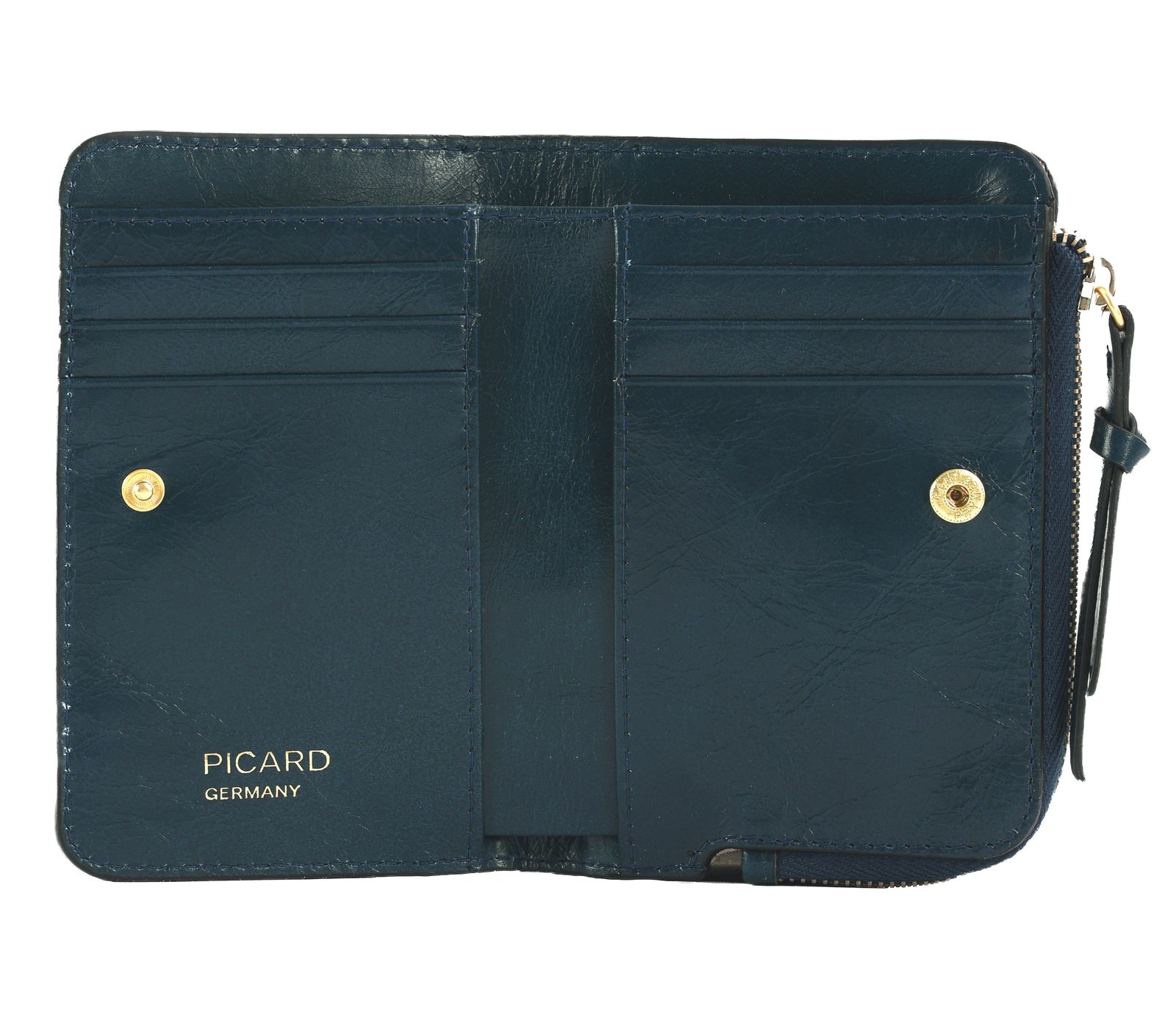 PICARD Croco 1 Wallet Deep Ocean PICARD Croco 1 Wallet Deep Ocean