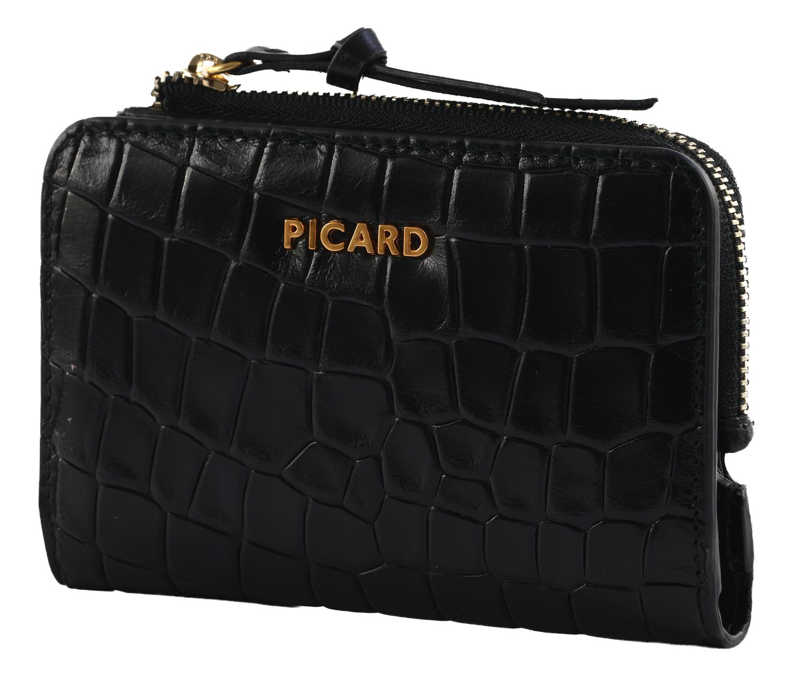 PICARD Croco 1 Wallet Black